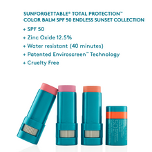 Load image into Gallery viewer, CS SUNFORGETTABLE® TOTAL PROTECTION™ COLOR BALM SPF 50 ENDLESS SUNSET COLLECTION