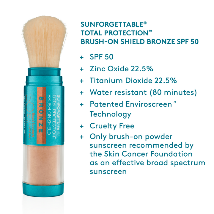 CS SUNFORGETTABLE® TOTAL PROTECTION™ BRUSH-ON SHIELD BRONZE SPF 50